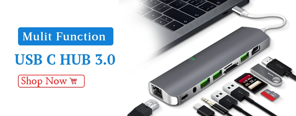Asunflower usb-хаб 10 портов USB 2,0 для MacBook хаб разделители USB для huawei P20 Pro USB Настольная ступица несколько аксессуаров ПК адаптер