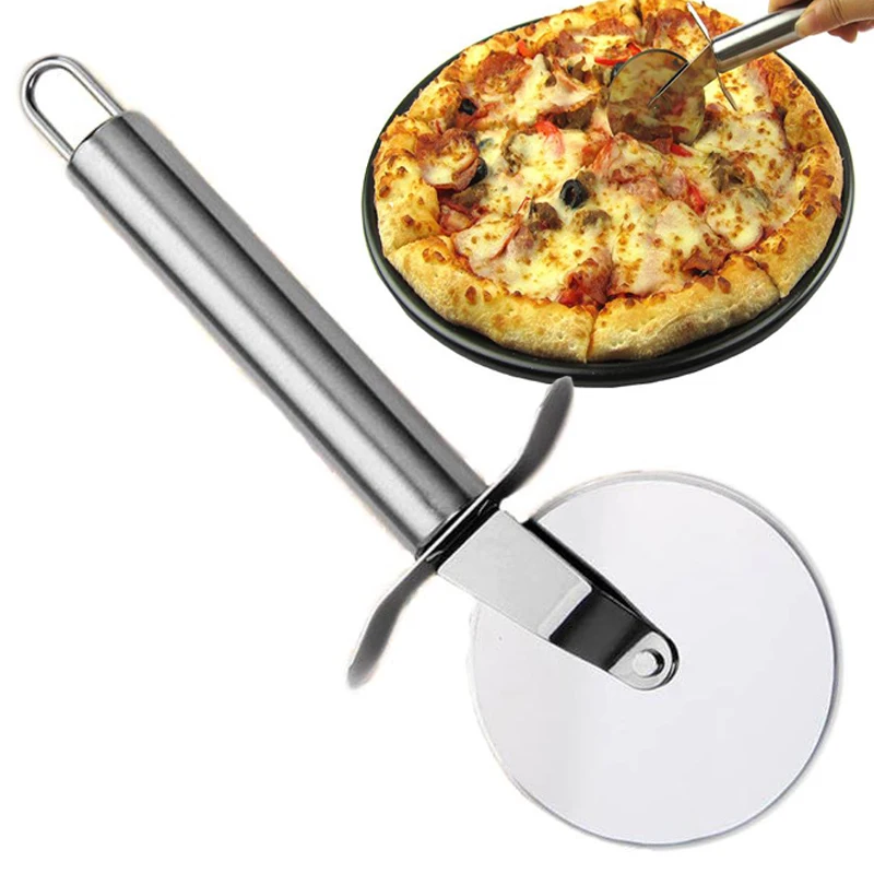 

Diameter 6.5 CM Pizza Cutter Round Wheel Roller Stainless Steel Pizza Knife For Pizza Tools Kitchen Tools Pizza Wheels