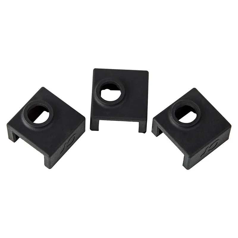 

3Pack 3D Printer Heater Block Silicone Cover MK7/MK8/MK9 Hotend for Creality CR-10,10S,S4,S5,Ender 3, Ender 3 Pro,ANET A8