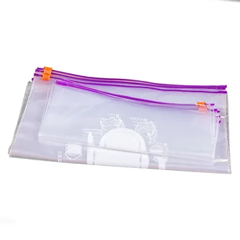 

10pcs Cartoon Zipper Storage Bag Snack Clip Grip Fresh Camping Clothing Food Coffee Transparent Clear Thicken Reclosable Picnic