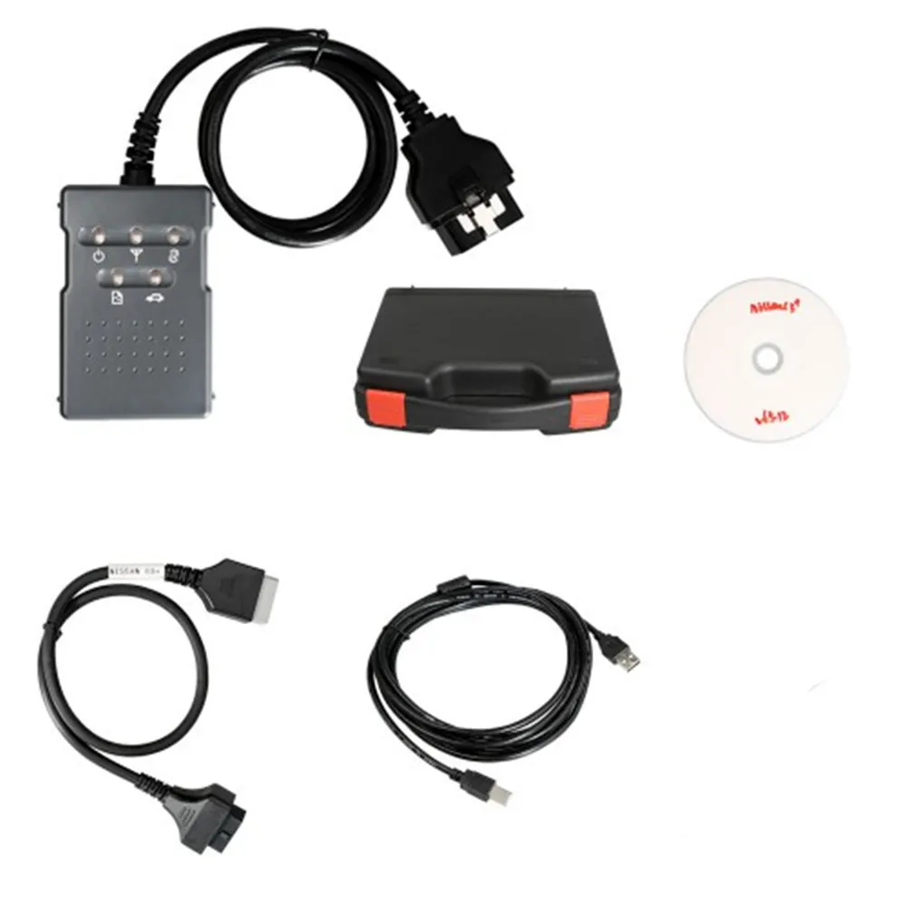 Диагностический инструмент USB/Bluetooth V65 для автомобилей Nis san поддержка онлайн