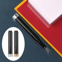 PENBBS 471 акриловая смола короткая черная перьевая ручка гладкая M/F 0,5 мм перьевая ручка ручки офисная практика принадлежности для письма подарки