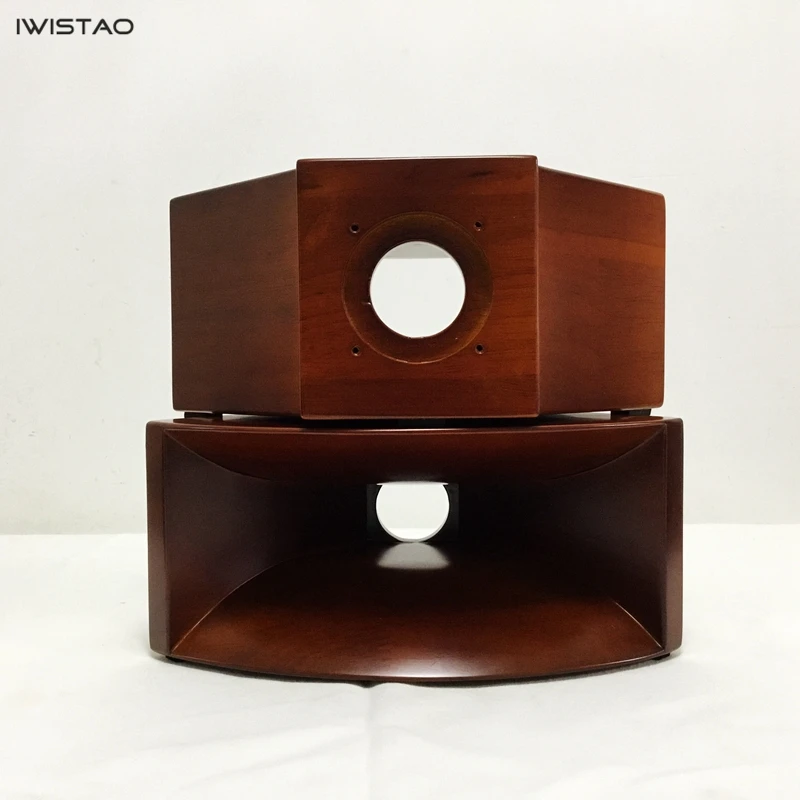 IWISTAO HIFI пустой деревянный рожок, 1 пара, компенсация высоких частот для полного диапазона, соответствует Fostex FT17H рога, супер твитер 265 мм