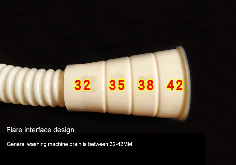 Общее соединение стиральной машины дренажная труба выпускная труба/удлиненный шланг/удлиненная труба с зажимом