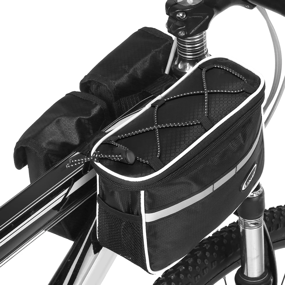 Lixada Cycling Bike Top Tube Bag Bicycle with Rain Cover Waterproof Mountain Front Frame Pannier Pack | Спорт и развлечения