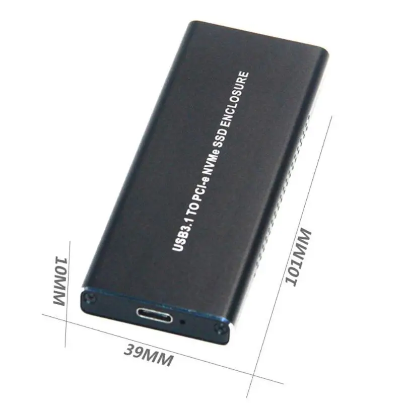 USB 3,1 для PCI-E NVMe SSD Внешний корпус алюминиевый сплав тип-c M.2 жесткий диск мобильный SSD Чехол Коробка для samsung Intel