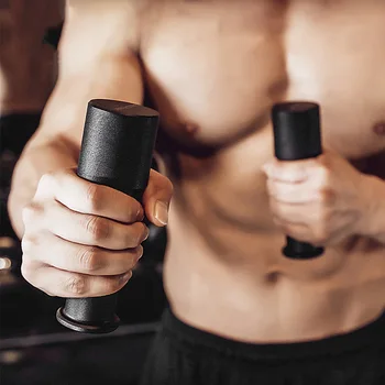 

2pcs Fitness Equipment Body Building Boxing Dumbbell Jogging Walking Hand Weights Anti Slip Exercise Workout Home Gym Black