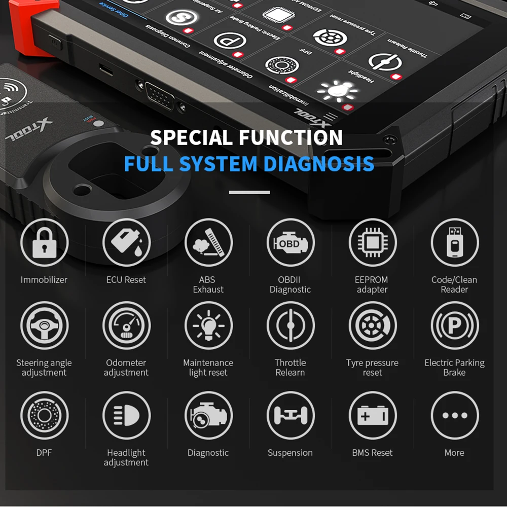Автомобильный диагностический сканер XTOOL X100 PAD2 Pro OBD2 Программатор ключей