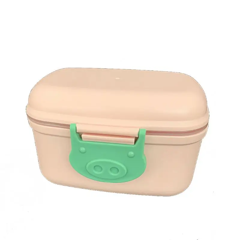 Детское хранение еды молочный порошок формула дозатор герметичный контейнер детские закуски коробка P31B - Цвет: Pink-S