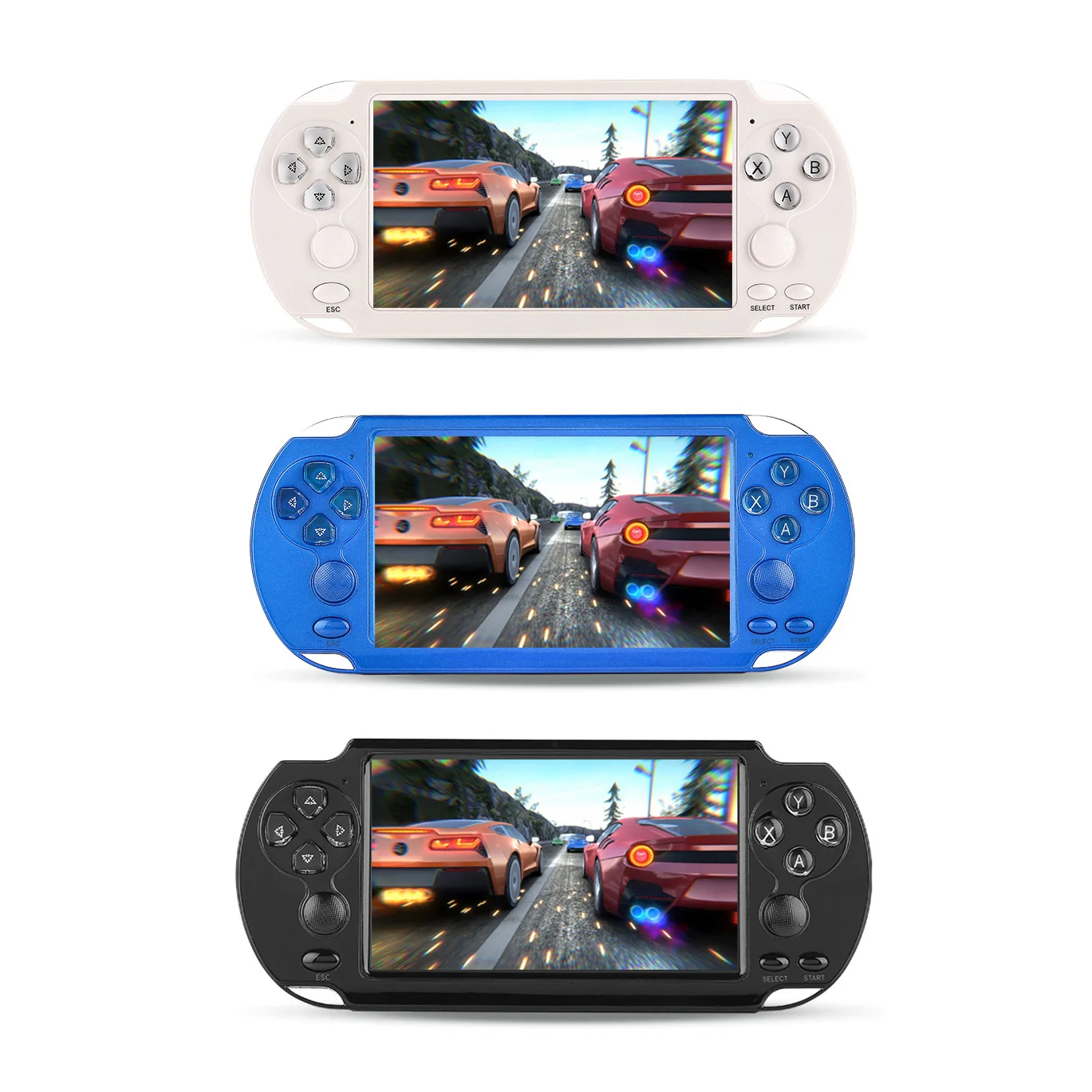 Hot Sale X9S Video Game Console 5.1 Inch HD Screen Double joystick Built in 10000 Games Multimedia Retro Handheld Game player