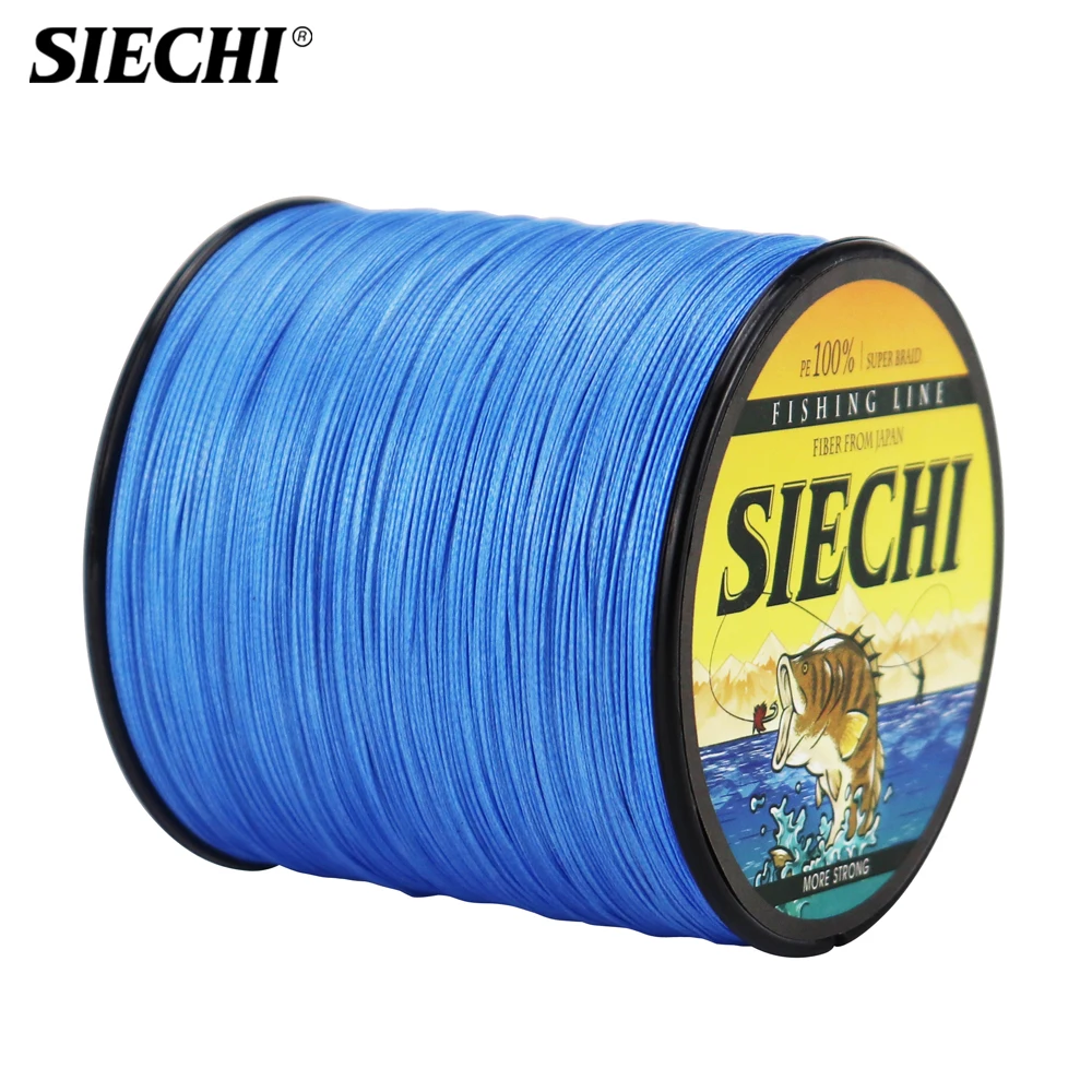 SIECHI Fishing Braid 300M 4 Strands Multifilament Fishing line Carp Fishing 12 15 20 30 38 43 52 62 83lb