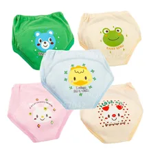 Pantalon d'entraînement imperméable pour bébé en bas âge, couche culotte en tissu réutilisable, culotte lavable en coton 