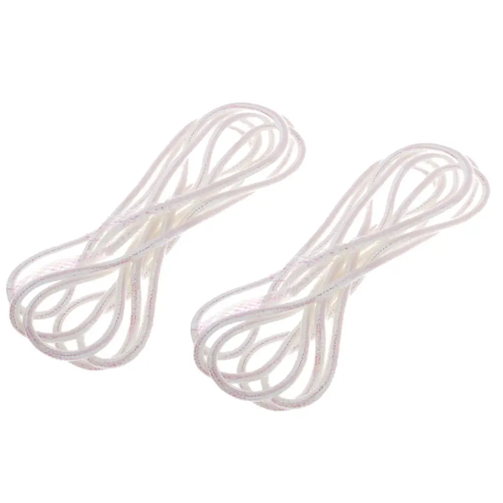 2 Pcs PET Plastic Elastic Mylar Cord Braid Flash Tubing Fly Tying Material High Quality