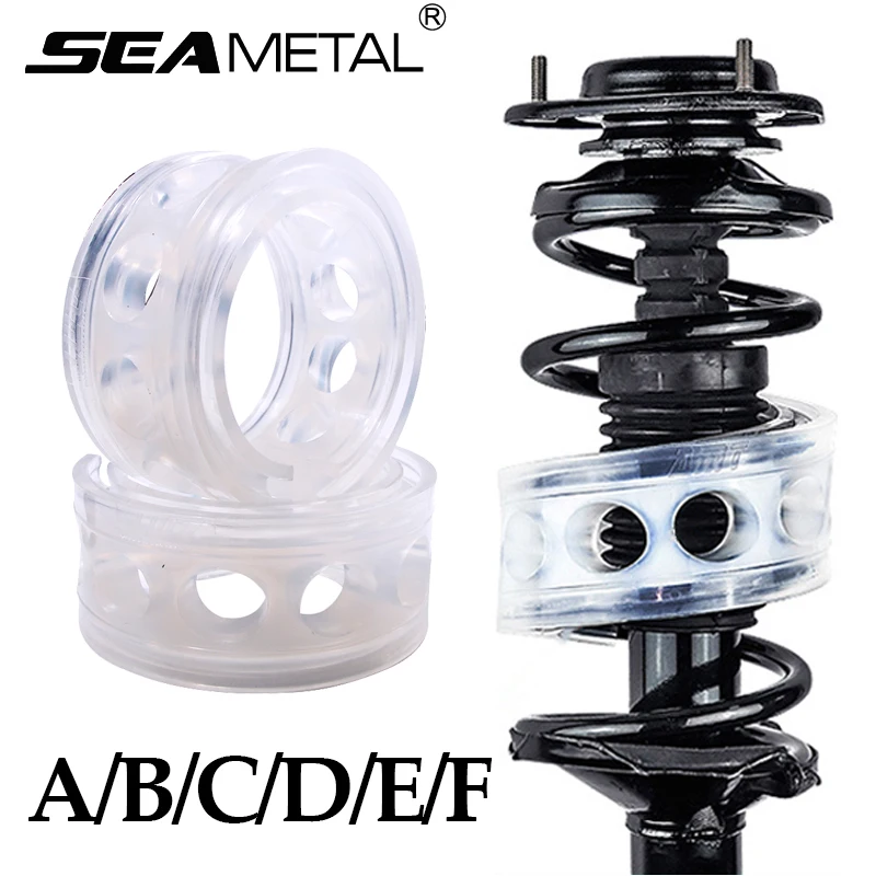 2pcs Car Shock Absorber Spring Bumper Power Auto-buffers A/B/C/D/E/F Type Springs Bumpers Cushion Urethane For Cars goods Buffer