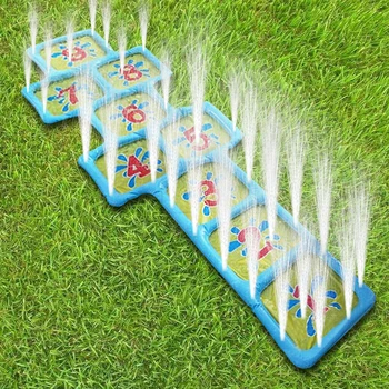 

Game Mat Spray Water Sprinkler Playing Number Splash Fun Children Inflatable Toy Outdoor Courtyard Summer Hopscotch Accessories