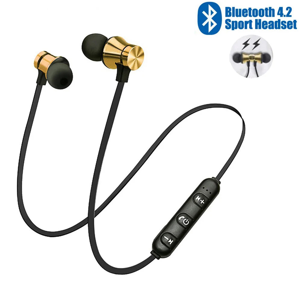 Наушники XT11 Bluetooth 4 2 Air Wireless магнитные стереонаушники громкой связи спортивные