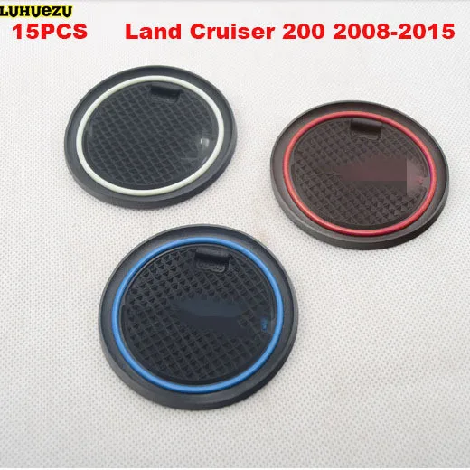 Нескользящий Резиновый коврик для дверей Toyota Land Cruiser V8 LC 200 2008 2020 15 шт.|mat mat|mat doormat