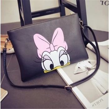 

Disney lady shoulder bag Mickey mouse women messenger Daisy shoulder bag girl handbag minnie cartoon shopping bag birthday gift