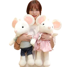 Крыса плюшевые игрушки супер милые плюшевые игрушки мультфильм мышь пара крыса Мягкая Кукла День рождения Рождественский подарок
