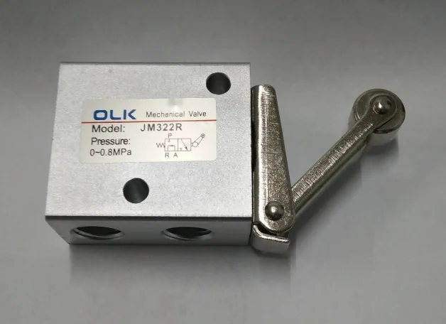 Direita Pneumática Jm322r Rolo Alavanca Válvula Solenóide Pneumatuc
