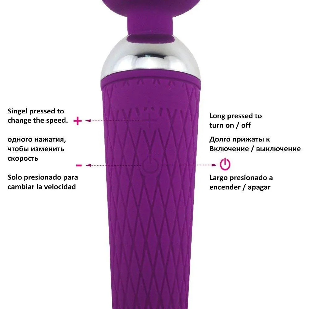 Вибрационный Массажер палочка APHRODISIA силиконовый вибратор для геев эротические