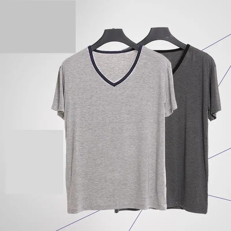 L-4XL-plus-size-Mens-Short-Nightshirt-Men-Sleep-Wear-modal-material-1175