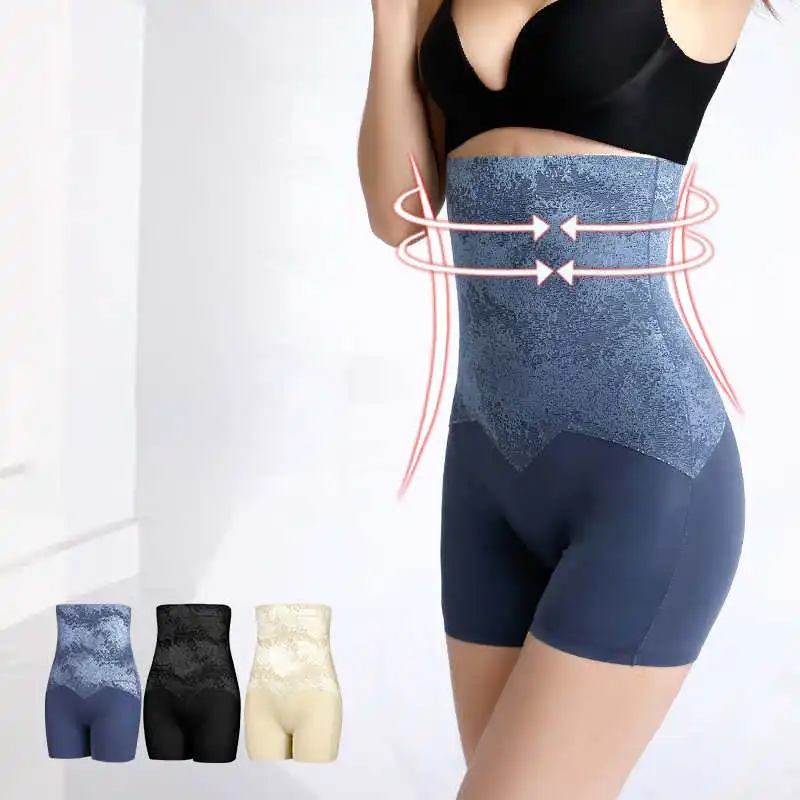 

Women Lady High Waist Shaping Panties Breathable Body Slimming Tummy Underwear Hooks Panty Shapers Butt Lifter Control briefs P2