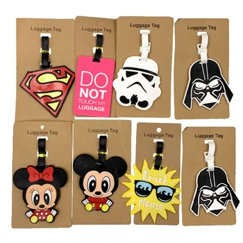 

Animal Cartoon Luggage Tags Travel Accessories Silica Gel Suitcase ID Addres Holder Baggage Boarding Portable Label