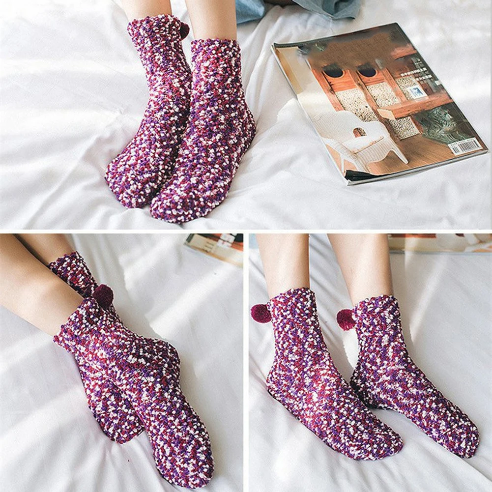 11,11 тренд стильные милые осенне-зимние женские теплые утолщенные эластичные носки мягкие теплые Непродуваемые домашние носки