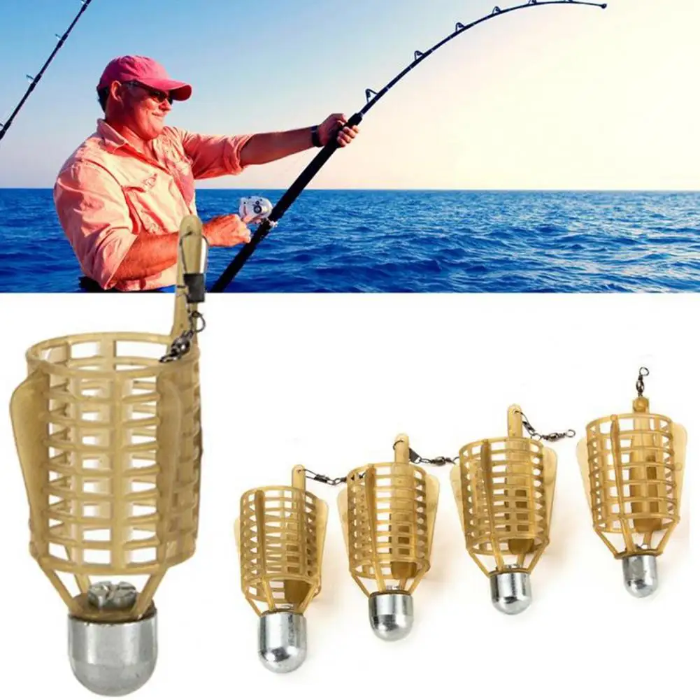 20g/30g/40g/50g Carp Fishing Bait Feeder Lure Holder Trap Fishing Cage Basket Cage Basket Feeder