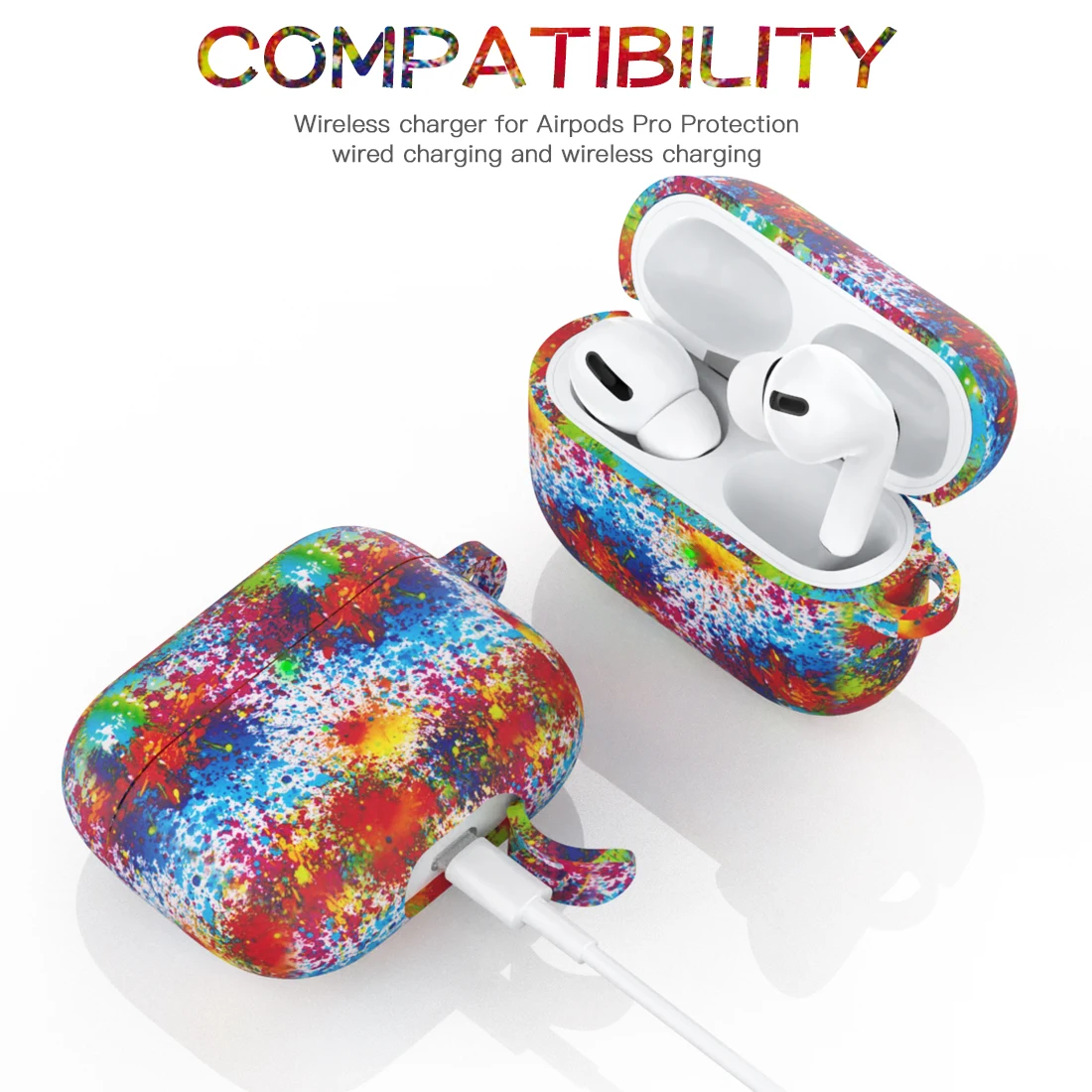 Силиконовый чехол для AirPods Pro 360, полный защитный чехол для AirPods Pro, беспроводные наушники, защитный чехол, аксессуары для Air Pods чехлы для аирподс