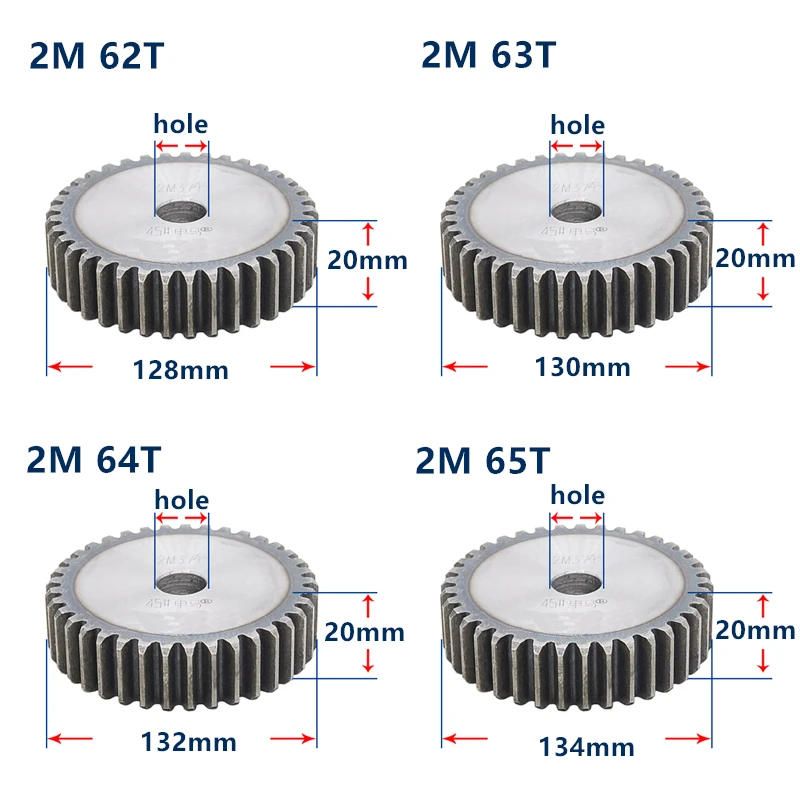 12 teeth tooth width 25mm Spur gear made of steel C45 with hub module 3.18 metrical pitch 10mm 