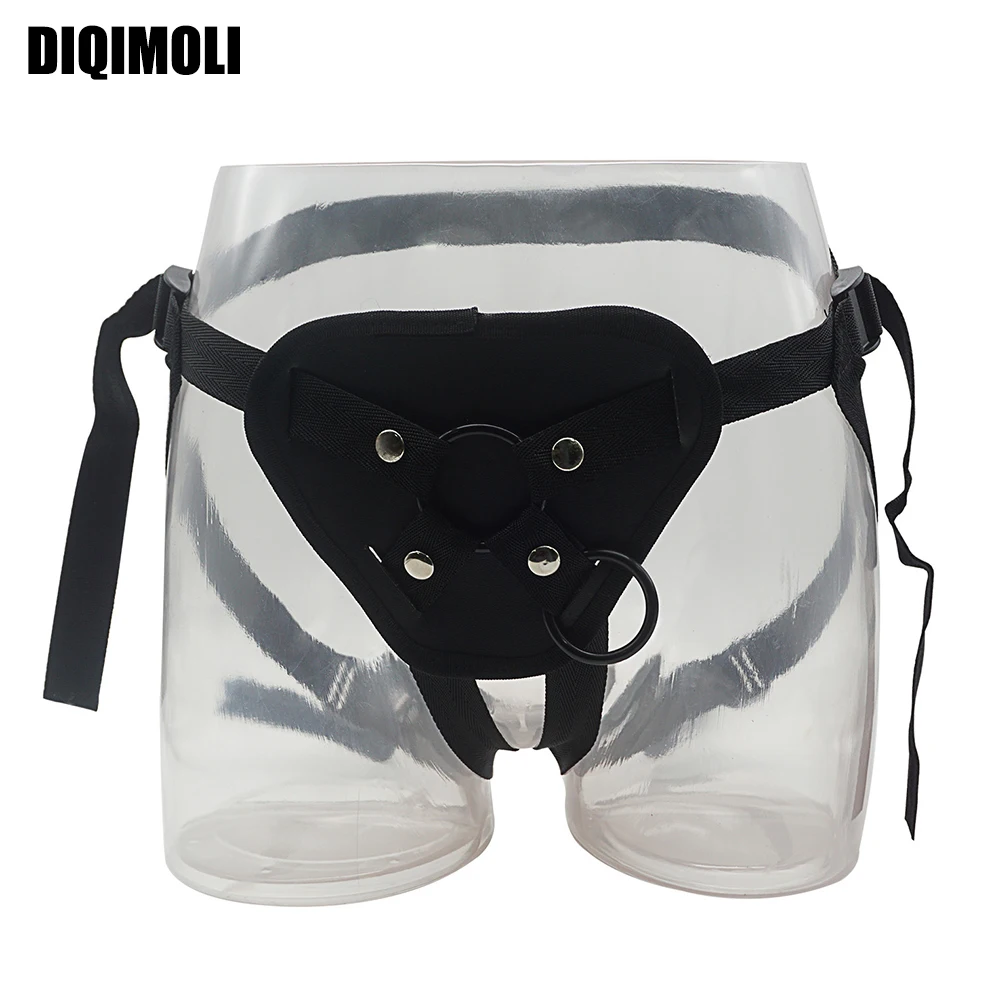 Sex Toys Femminili Strap On Pants per raggruppare dildo e plug anale Imbracatura regolabile intercambiabile a due anelli P_voghion.com