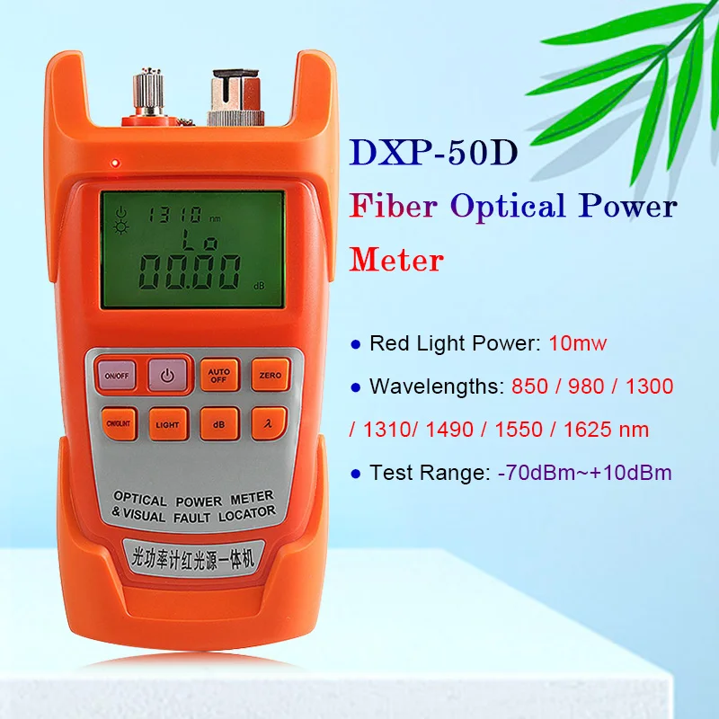 Самый DXP 50D волоконно оптический измеритель мощности 70 10 дБм Визуальный