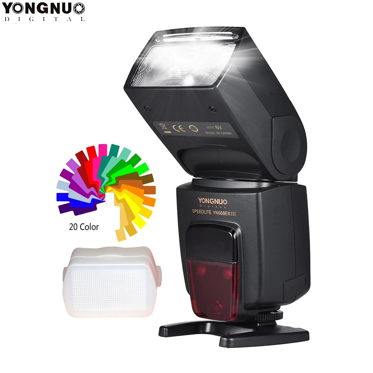 YONGNUO YN568EX III YN568-EX III Wireless TTL HSS Flash Speedlite for Nikon Z7 Z6 D850 D800 D750 D7500 D7200 D5600 D3400 D5 D4