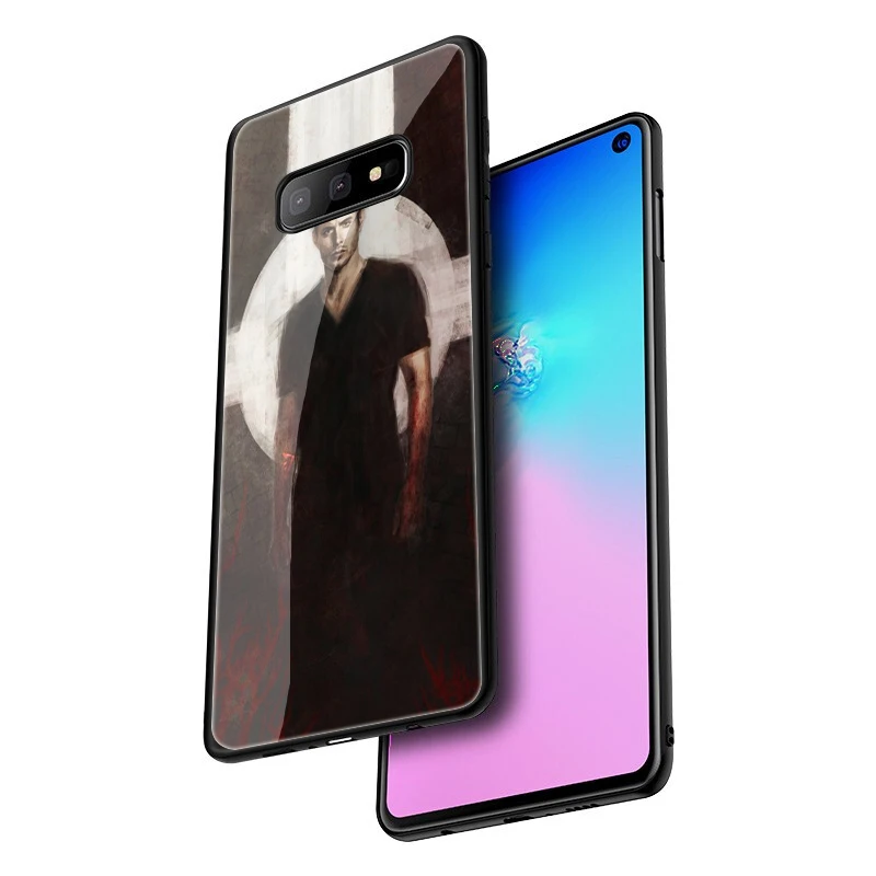 EWAU Сверхъестественное 2 Чехол из закаленного стекла для телефона для samsung S7 край S8 S9 S10 Note 8, 9, 10, плюс A10 20 30 40 50 60 70