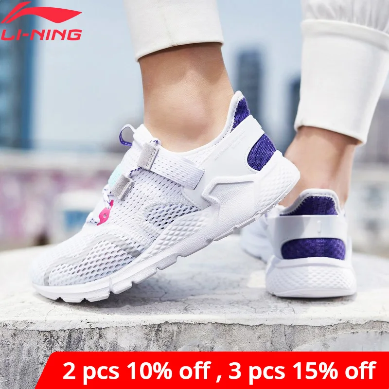 Женские кроссовки для фитнеса Li-Ning дышащие с подкладкой отдыха и спорта AGCP028 YXB283 |