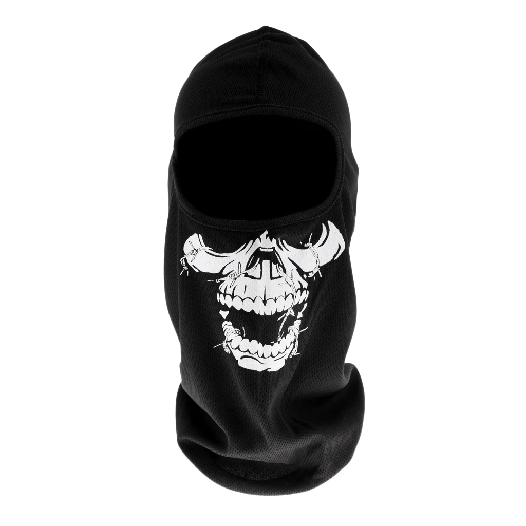 Motocycle Cycling Full Face Mask Neck Protection Motorcycle Cycling Equipment Outdoor Balaclava Breathable Face Cover - Color: Color D