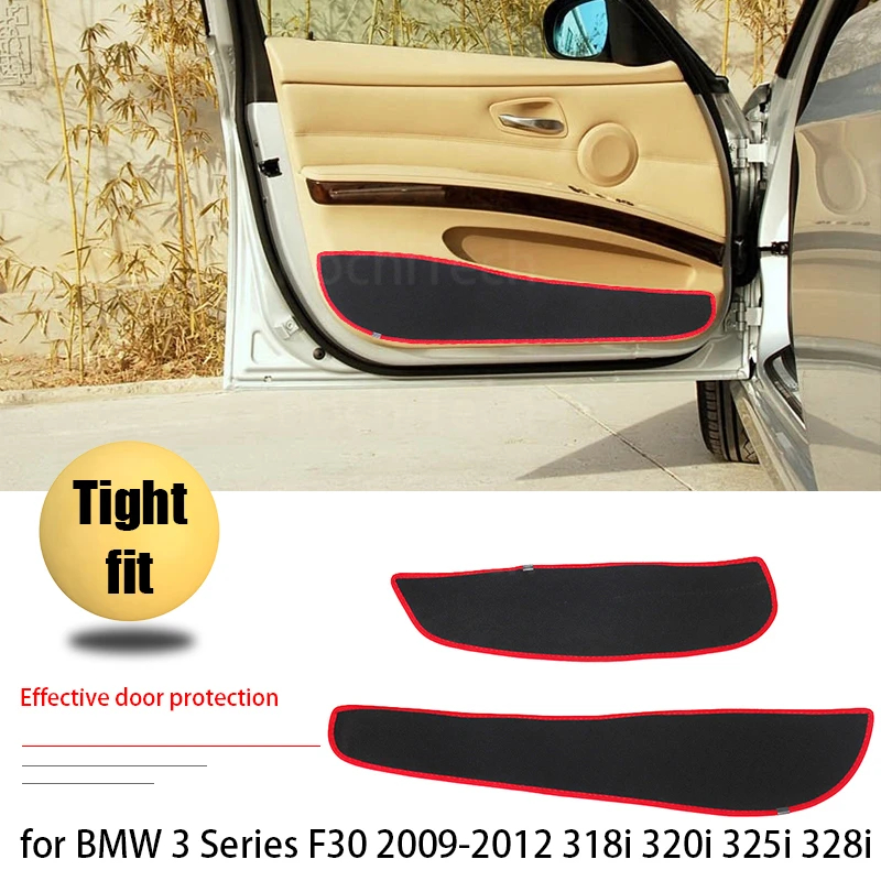 

Защитный коврик для внутренней двери, защитные аксессуары, защитный ковер для автомобильной двери, противоударный коврик, наклейка для BMW 3 серии F30 2009-2012