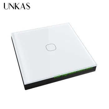 

UNKAS White Switch shape remote control,touch remote controller Smart Home wireless 433Mhz(1527 chip)