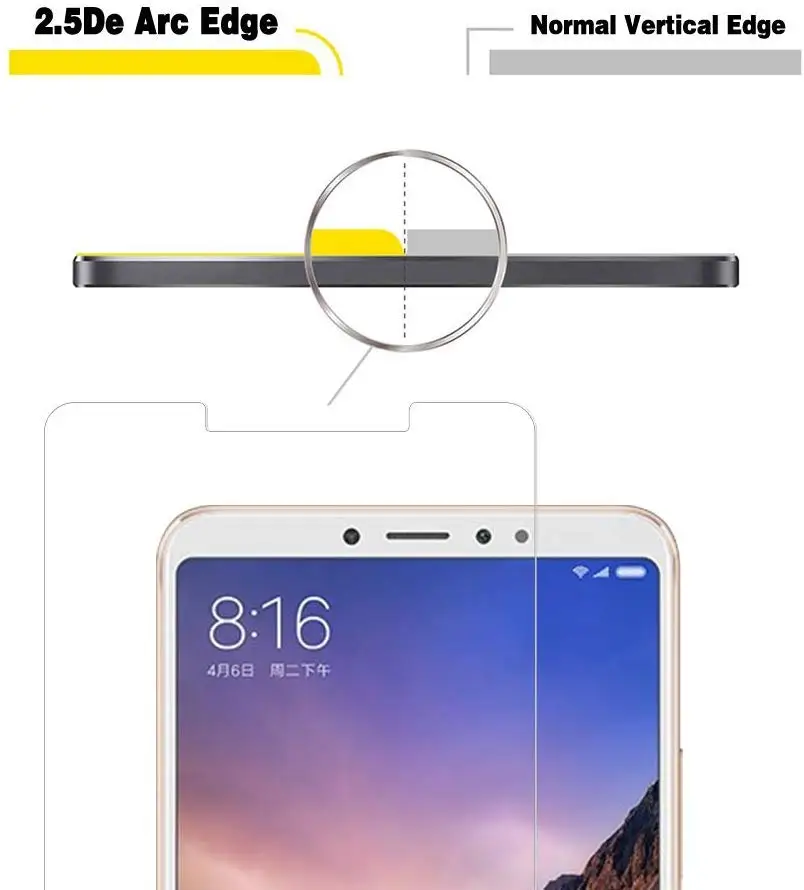 2 шт. закаленное стекло для Xiaomi mi Max mi max 2 mi max 2 Защитная пленка для экрана твердость защитное стекло mi max 3 xia mi xio mi