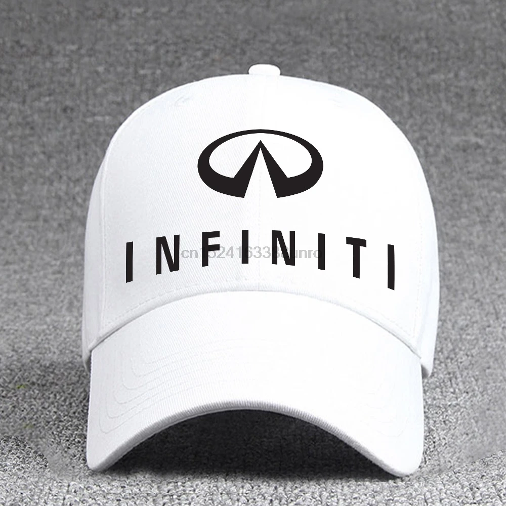 Повседневная хлопковая бейсболка Infiniti с логотипом и можно правильно отрегулировать размер(унисекс