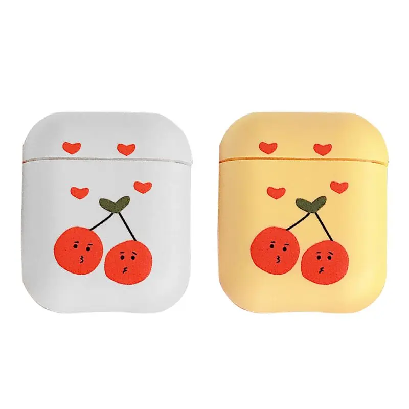 

Stylish Cherry Headphone Set for Apple Airpods 2 Soft Silicone Case