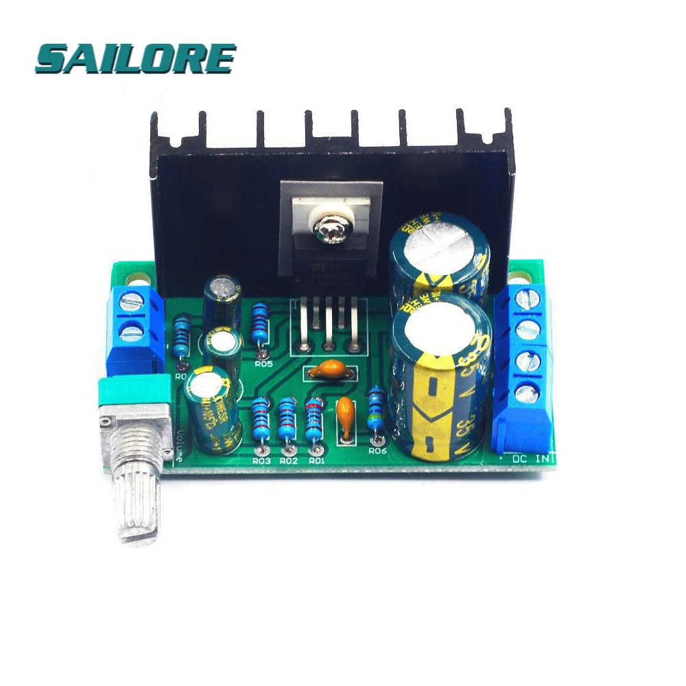 TDA2050 Audio USB Power Supply Potentiometer Amplifier Board 1 One Channel CH AC DC 12-24V 5W 120W Module | Мебель