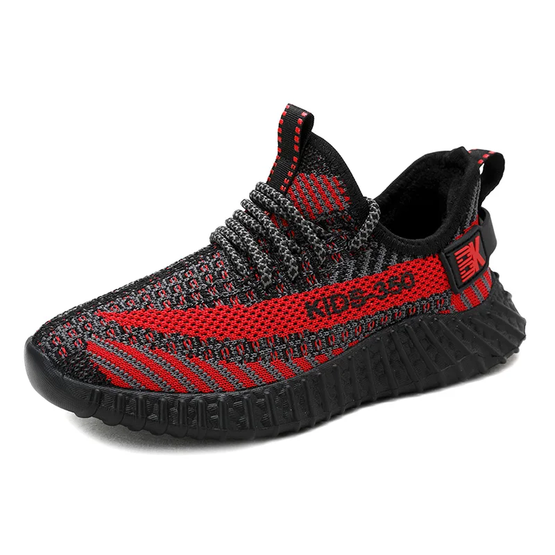 HOBIBEAR Unisex Running Shoes Kids Autumn/Winter Warm Girls Children Sneakers Fashion Kids Shoes Sport Boy Brand Teenage Shoes