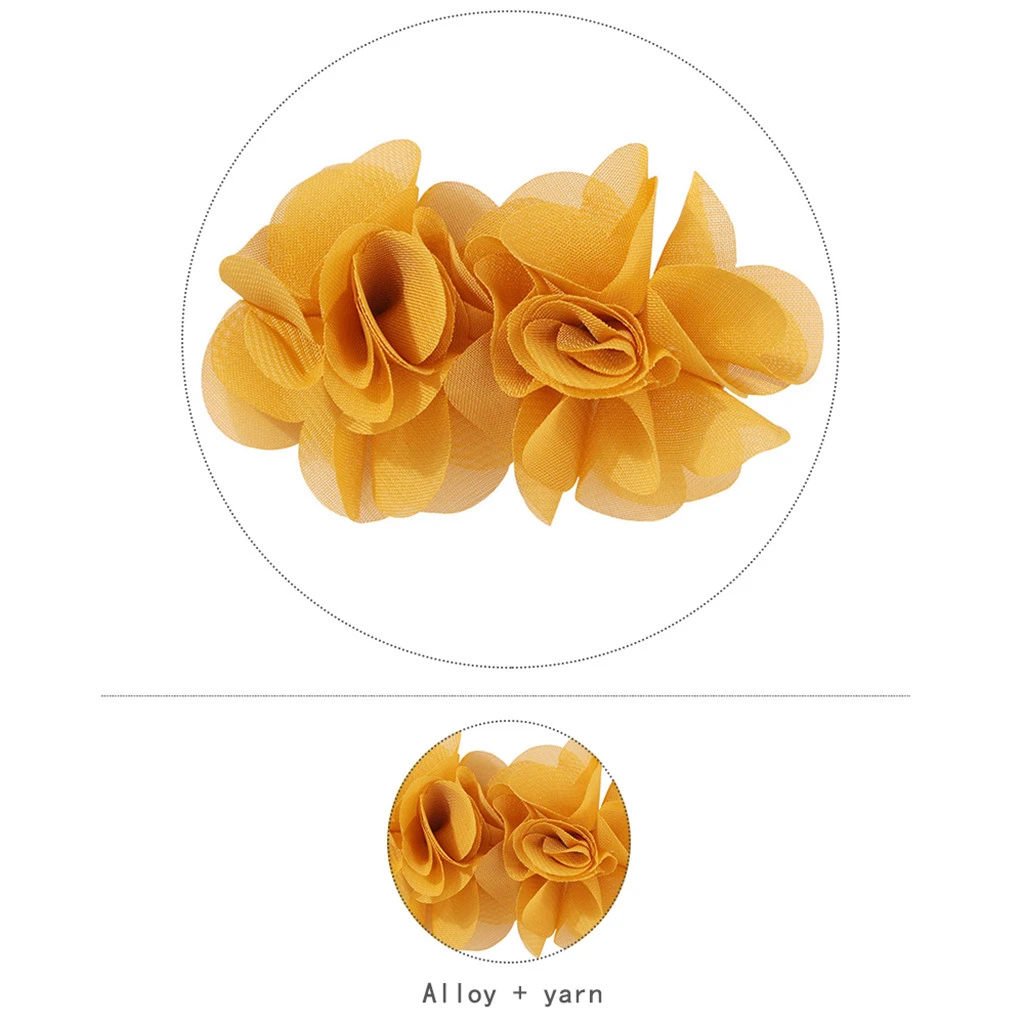 Hot Sale 1 PC Fashion Multicolor Rose Flower Bridal Hair Clip Hairclips Elegant Hairpin Wedding Decoration Hair Accessories 830