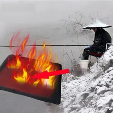 Коврик для подушки с подогревом, автоматический надувной коврик для рыбалки, Регулируемый USB портативный Подогрев, подушки для сиденья для зимней рыбалки