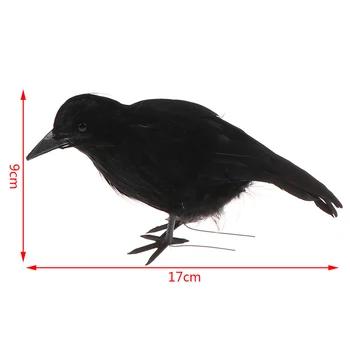

Halloween Crow Fake Bird Toys Ravens Prop Fancy Dress Decoration Props Dropshipping Party Decoration