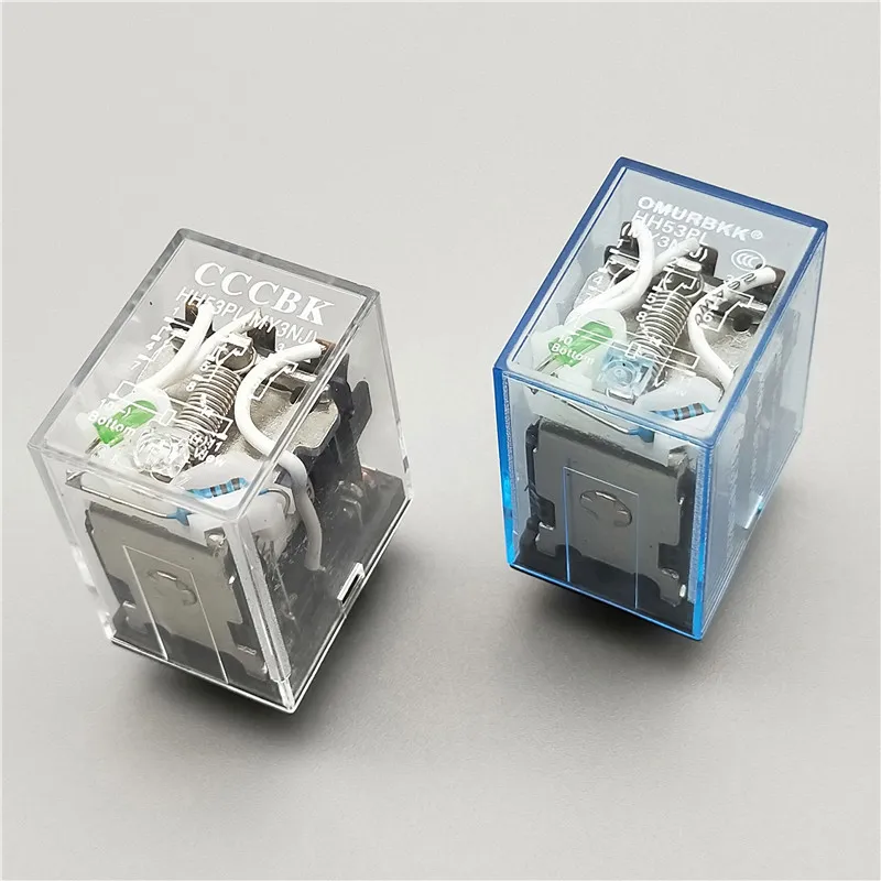 1 шт потребительских упаковок для микро мини-реле HH53P MY3NJ MY3 11-контактный DC12V/DC24V/DC110V/AC220V катушки общего назначения средней грузоподъемности электромагнитного