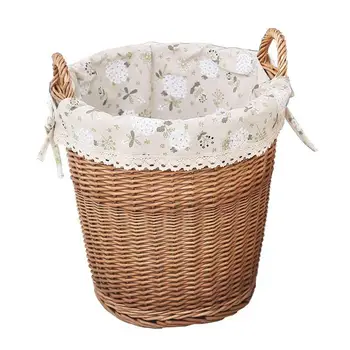 

Dirty clothes storage basket clothing basket home fabric laundry basket rattan clothes large clothes storage basket